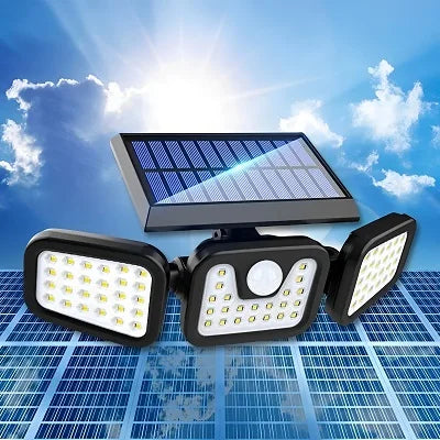 LÁMPARA SOLAR CON SENSOR DE MOVIMIENTO