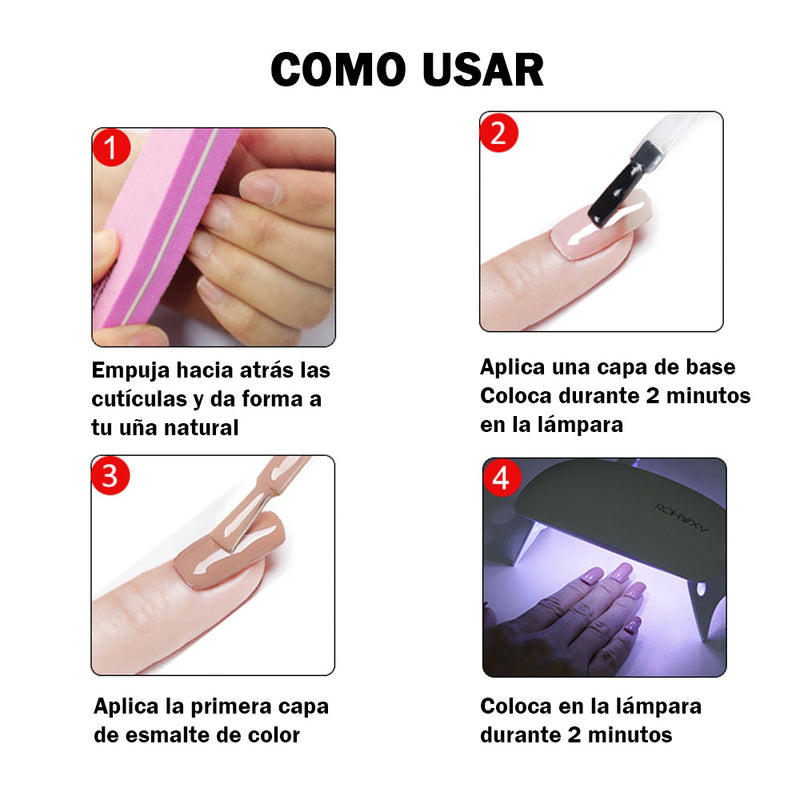 Mini secador de uñas UV