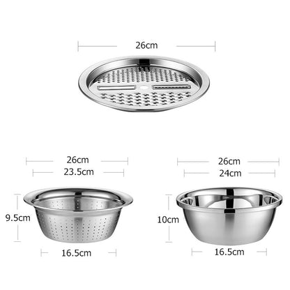 Bowl Multiusos de Acero Inoxidable