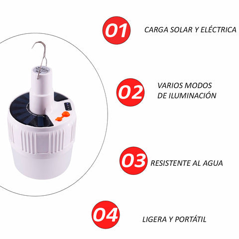 Foco Solar Recargable