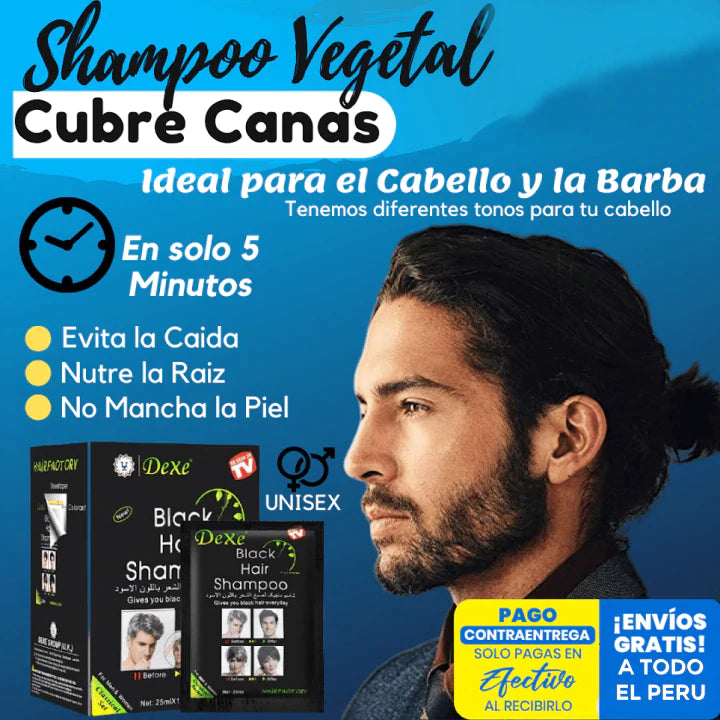 SHAMPOO ANTI CANAS - BLACK HAIR